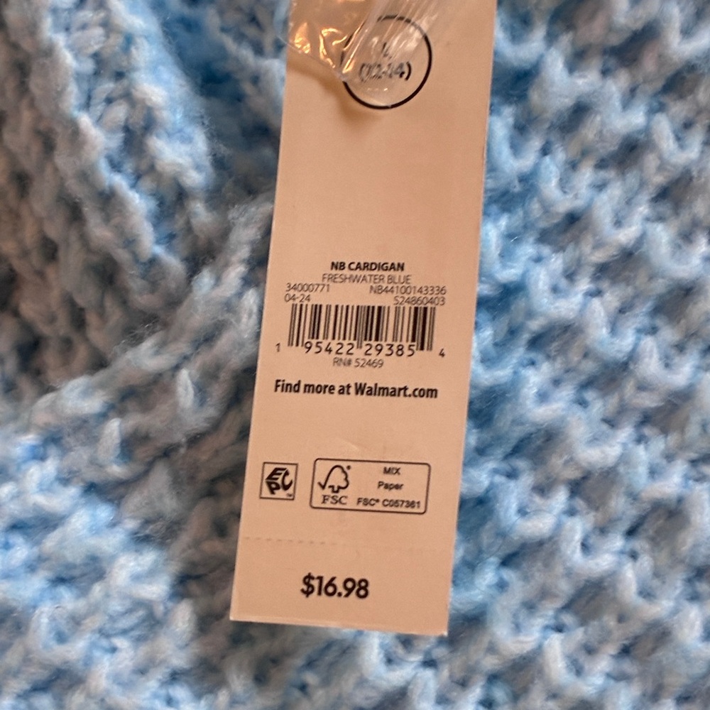 (New)NO BOUNDARIES CARDIGAN CROPPED-LARGE - Picture 7 of 9